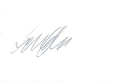 Lena Olin Autogramm signed 10x15 cm Karteikarte