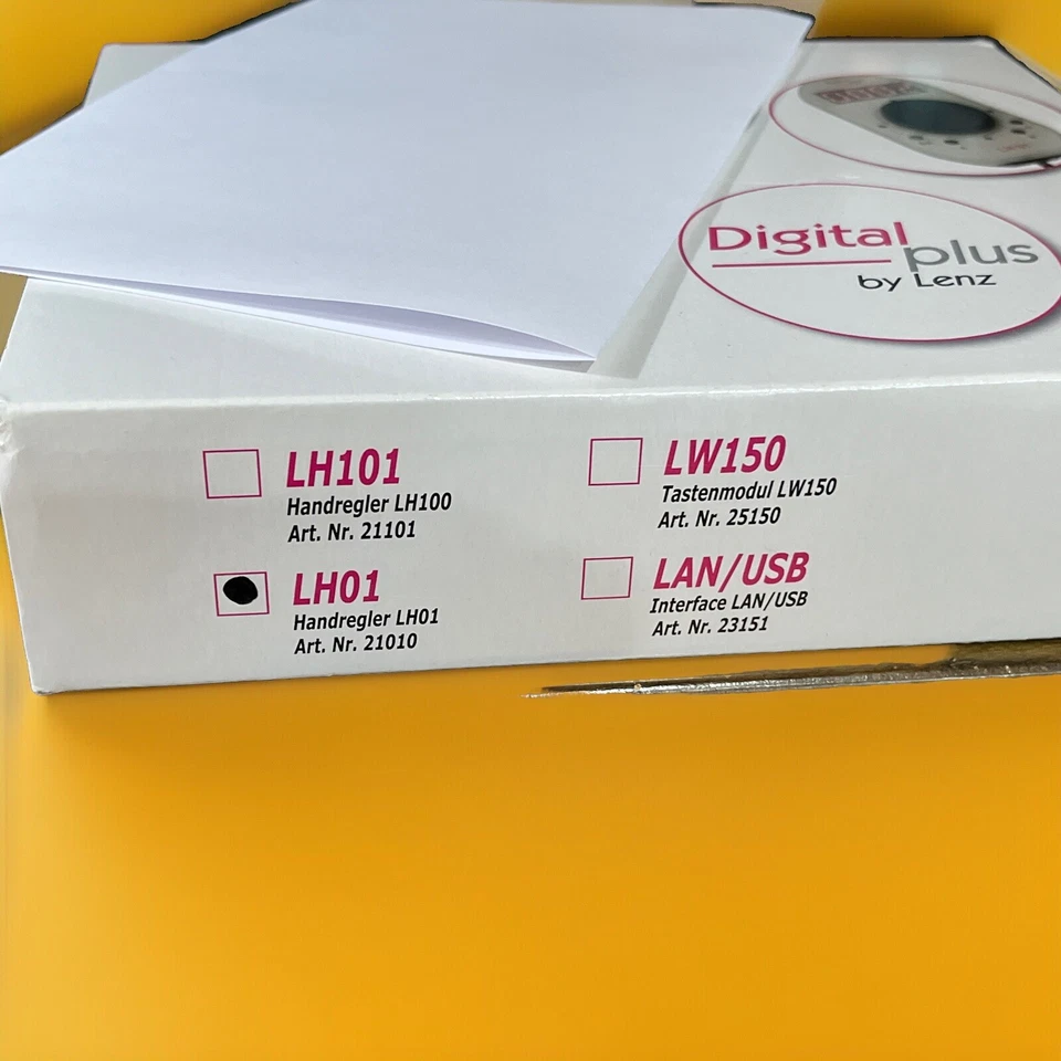 Lenz DCC LH01 ~ New~ (Handheld Throttle only) Digital Plus XpressNet Controller. - Image 4 of 4