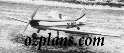 Zlin Z-226T Trener 62'' WS PRINTED RC MODEL AIRPLANE PLANS & TEMPLATES FULL SIZE