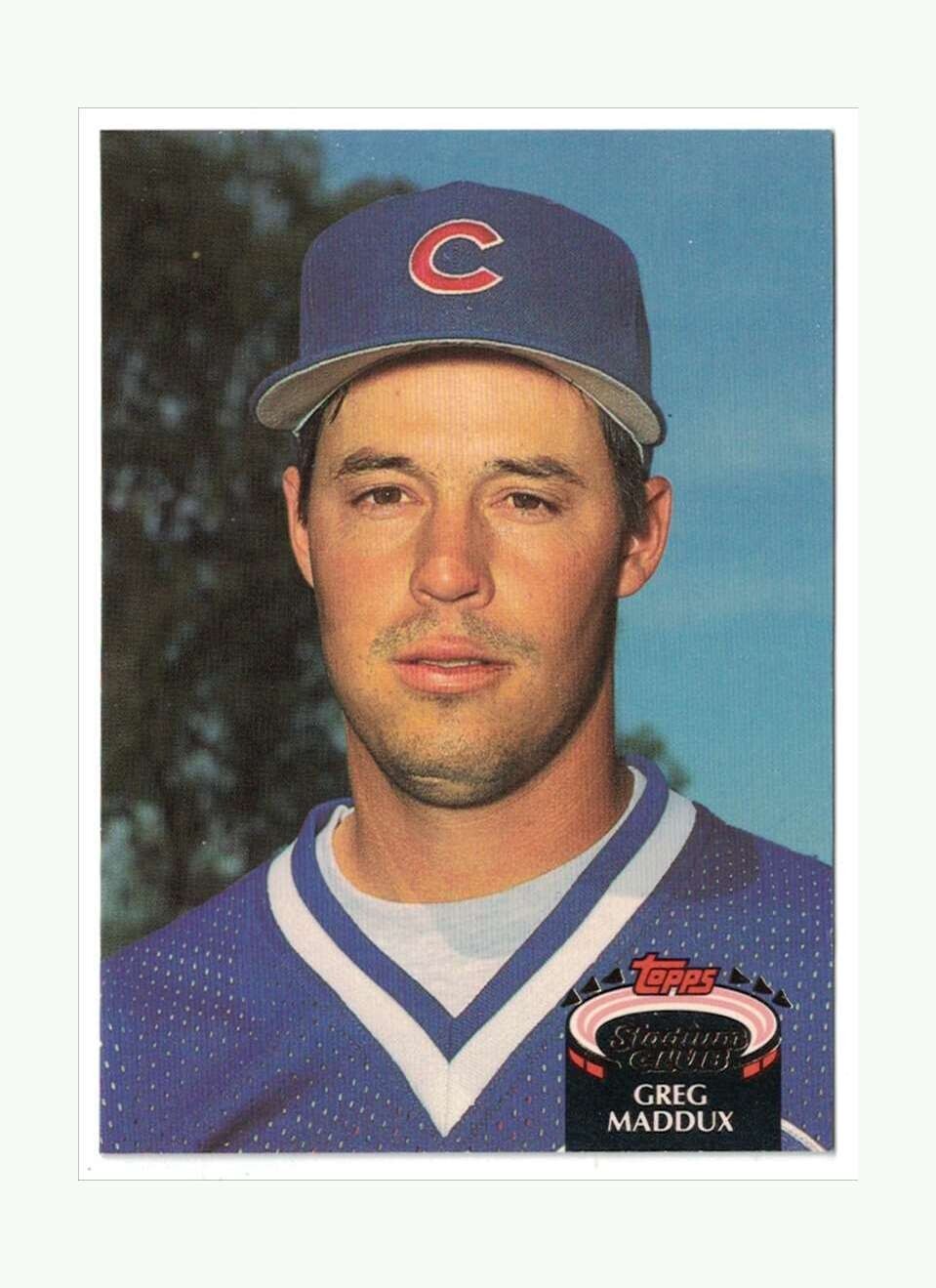 1992 Topps Stadium Club #665 Greg Maddux - Chicago Cubs