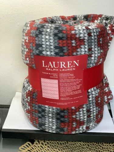 Ralph Lauren Geometric Afghans & Throw Blankets