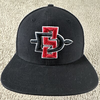 SDSU Aztecs Hat Cap Mens Black Snapback 47 Brand NCAA Sports