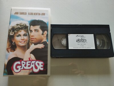 Grease John Travolta Olivia Newton John Kleiser - VHS Tape Español