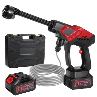 Akku Hochdruckreiniger High-Pressure Cleaner Auto Mobile Washer Spray Gun Set DE