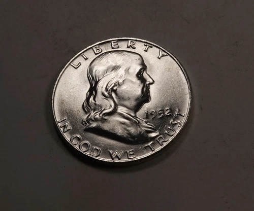 1952-D Franklin Half Dollar * Gem BU++ (near FBL) * 90% Silver * XH437