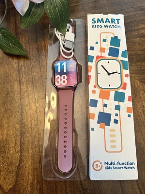 Smart Watch ~ Kids Touchscreen with Camera, Music, and More. Pink. New