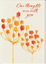 SYMPATHY Card ~ Deepest Sympathy ~ 100% Earth friendly materials ~ Made in USA!