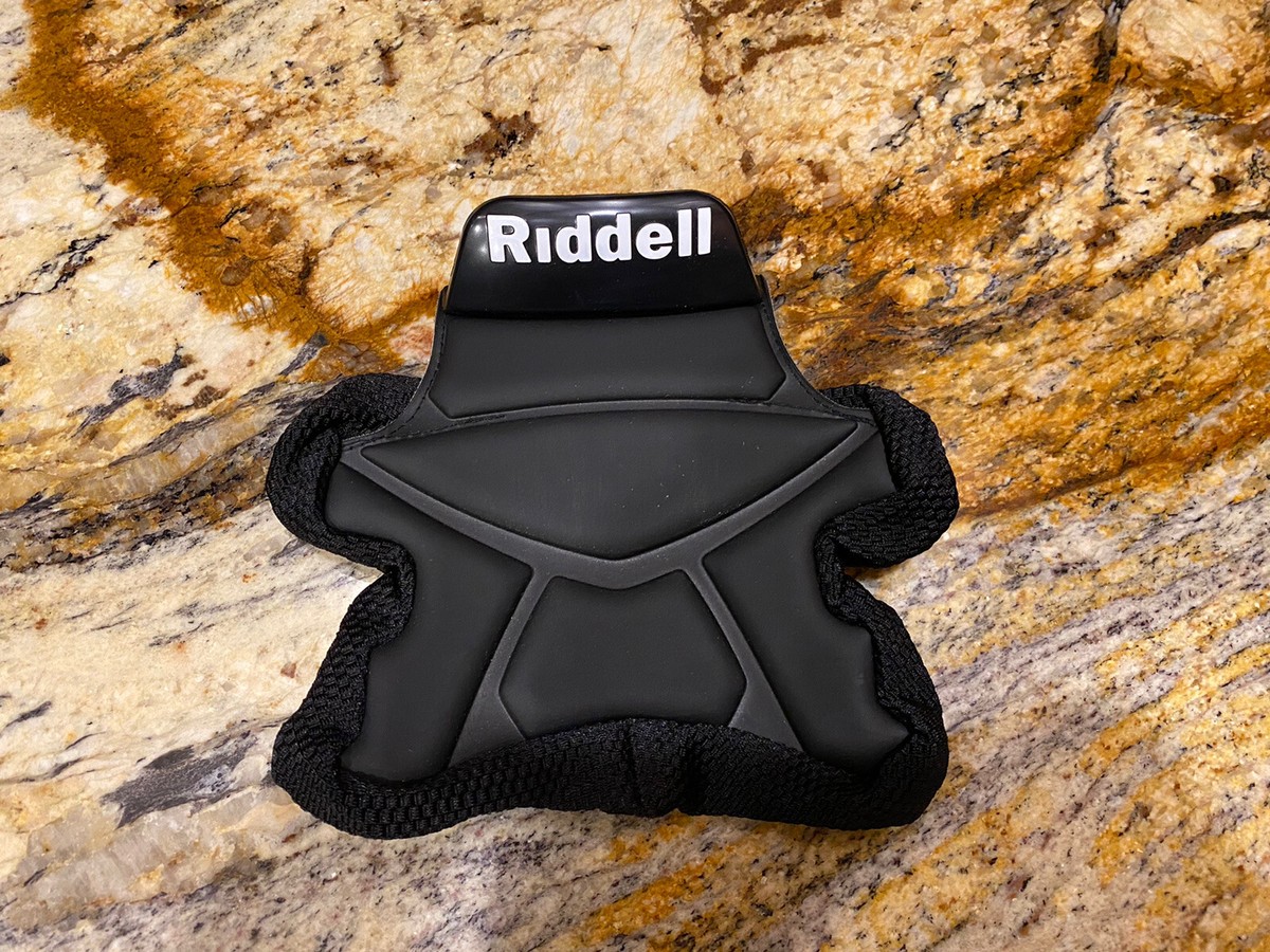 riddell speedflex helmet cover Riddell Speed Flex Football Helmet Black OUT Front Bumper Cover Adult  Medium Sm
