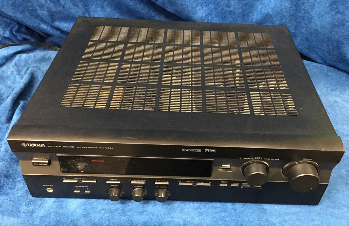 Yamaha RX-V396 Black Natural Sound Receiver Amplifier 180 watts