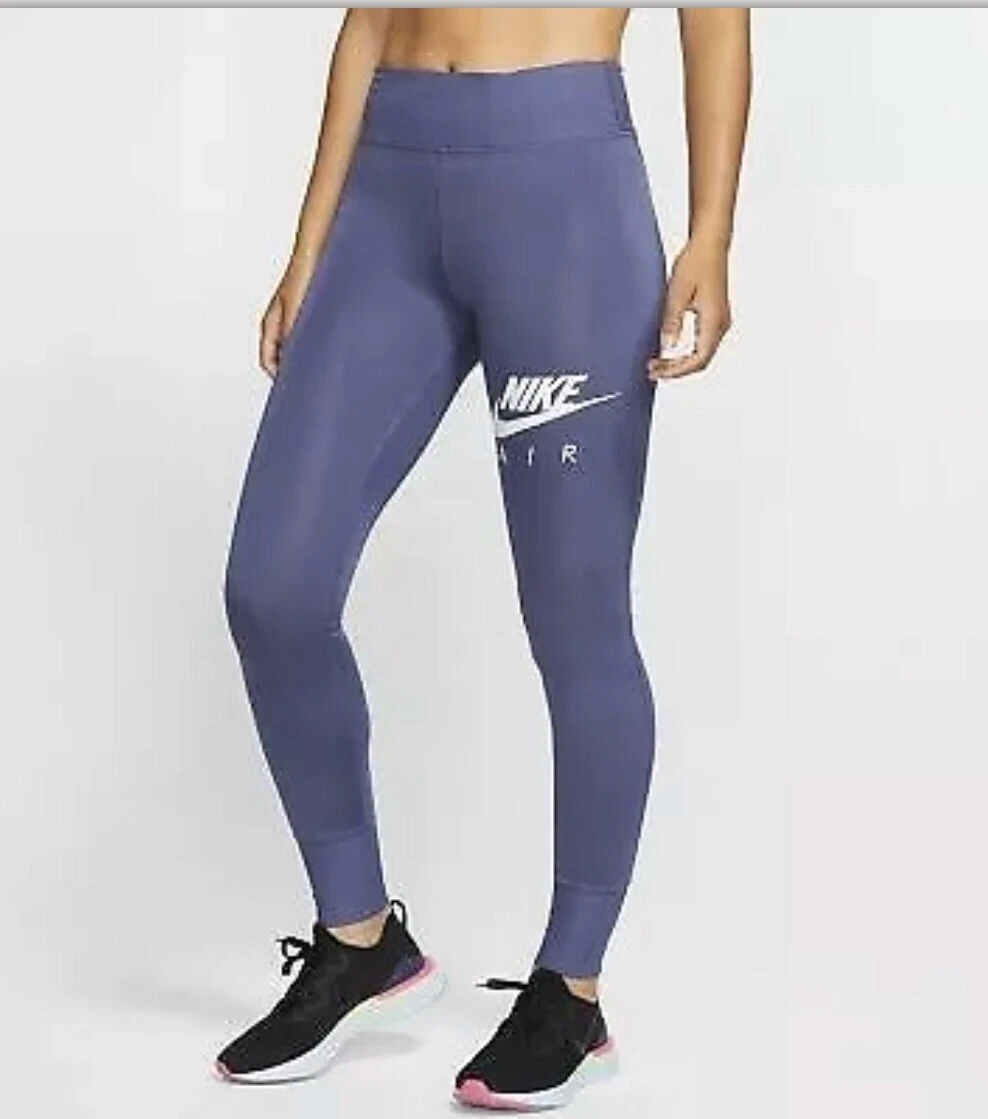 Nike Fast Womens 7/8 Running Tights CJ0596-557 Sanded Purple-Size Medium