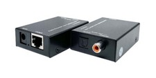 Digital Optical Coaxial SPDIF Audio Extender Over CAT5/CAT6