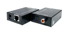 Digital Optical Coaxial SPDIF Audio Extender Over CAT5/CAT6