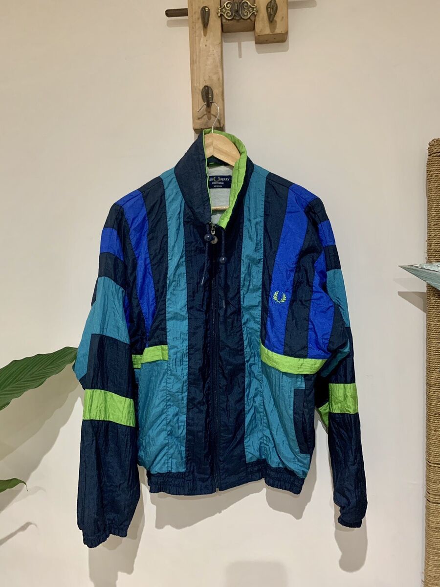 【楽ギフ_包装】 90s Vintage Perry Fred 00s M Jacket Zip Track Tracksuit Zip Shell Sportswear Y2K トップス
