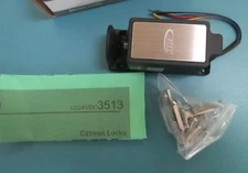 RCI 3513 BLACK CABINET LOCK 12V OR 24V DC RUTHERFORD CONTROLS NEW IN BOX