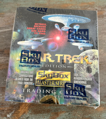 1993 SKYBOX MASTER SERIES STAR TREK EDITION FACTORY SEALED BOX - 36 PACKS
