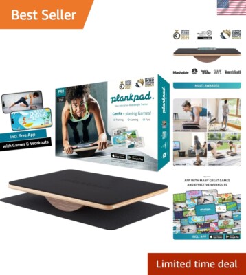 PRO Get fit Playing Games & Workouts; Plank & Balance Board with free iOS/And...