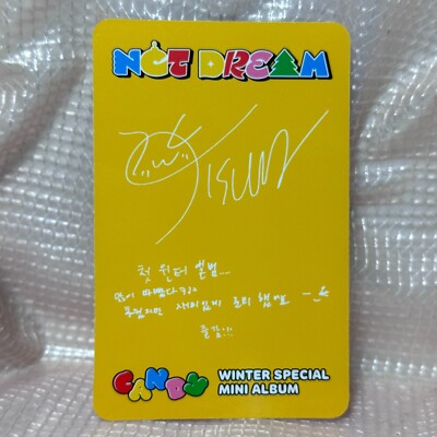 Jisung Official Photocard NCT Dream Winter Special Album Candy
