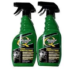 2 Pack Quaker State Premium Protectant High Shine Non Greasy Leather Vinyl More
