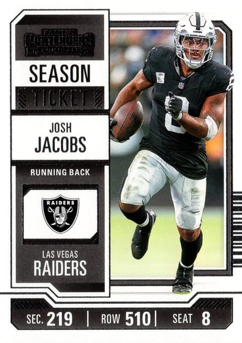 2023 Panini Contenders Josh Jacobs #55