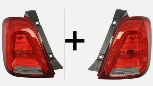 REAR RIGHT AND LEFT LIGHT SET FIAT ABARTH 500 595 695 2007+ 1.4 0.9 1.3D 1.4