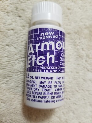 Armour Etch Glass Etching Cream - 1.5 Oz (15-0100) - Fast Shipping