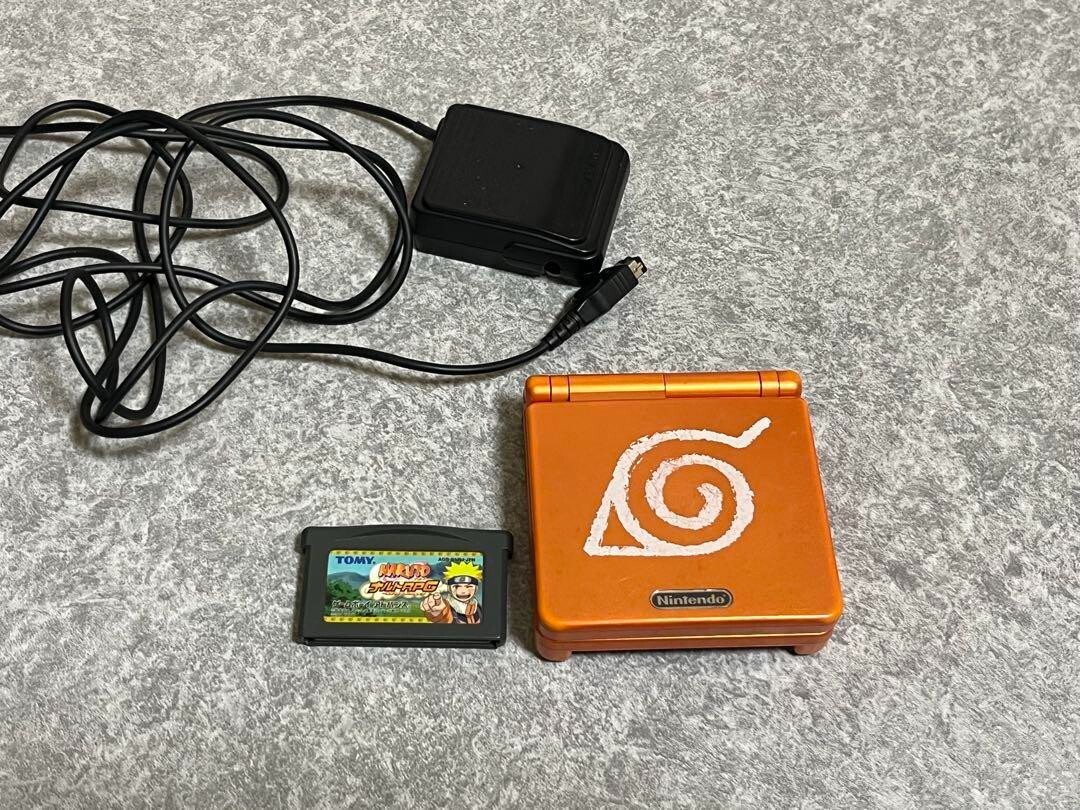 【限定品GAMEBOY ADVANCE SP ナルトオレンジ 本体(ジャンク品) Nintendo Game Boy Advance SP System GBA SP IPS LCD Backlight
