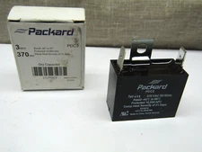 Packard PDC3 Square Dry Motor Capacitor 3 MFD 370 Volt