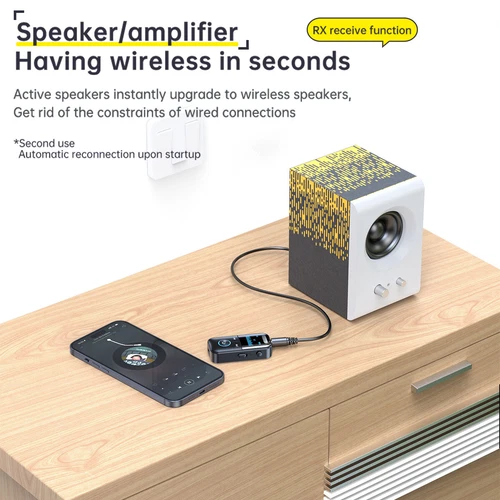 Adaptateur Audio Bluetooth 4 en 1 Récepteur Sans Fil Émetteur Lecteur MP3 3,5mm Aux - Photo 6/15