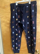 Ralph Lauren Thermal Pajama Logo Pants Sz XL