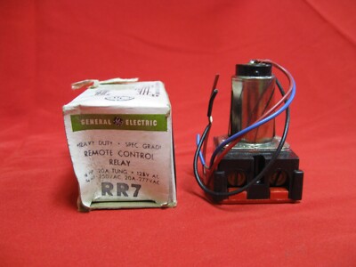General Electric RR7 GE RR-7 24v Remote Control Relay Heavy Duty spec grade