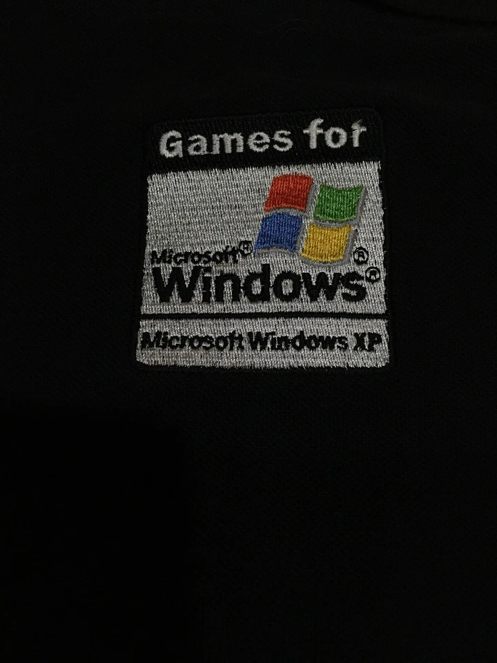 VINTAGE GAMING PROMOTIONAL AGE OF EMPIRES III Microsoft Windows Polo L XMAS GIFT - Image 4 of 4