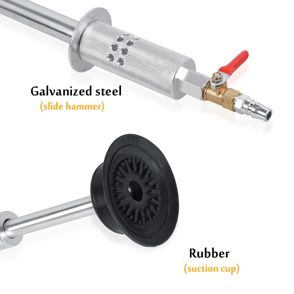 Air Pneumatic Dent Puller Car Auto Body Repair Suction Cup Slide Kit