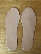 INSOLE- REAL LEATHER-HAND CUT. - "1.8 millimeters THICKNESS."