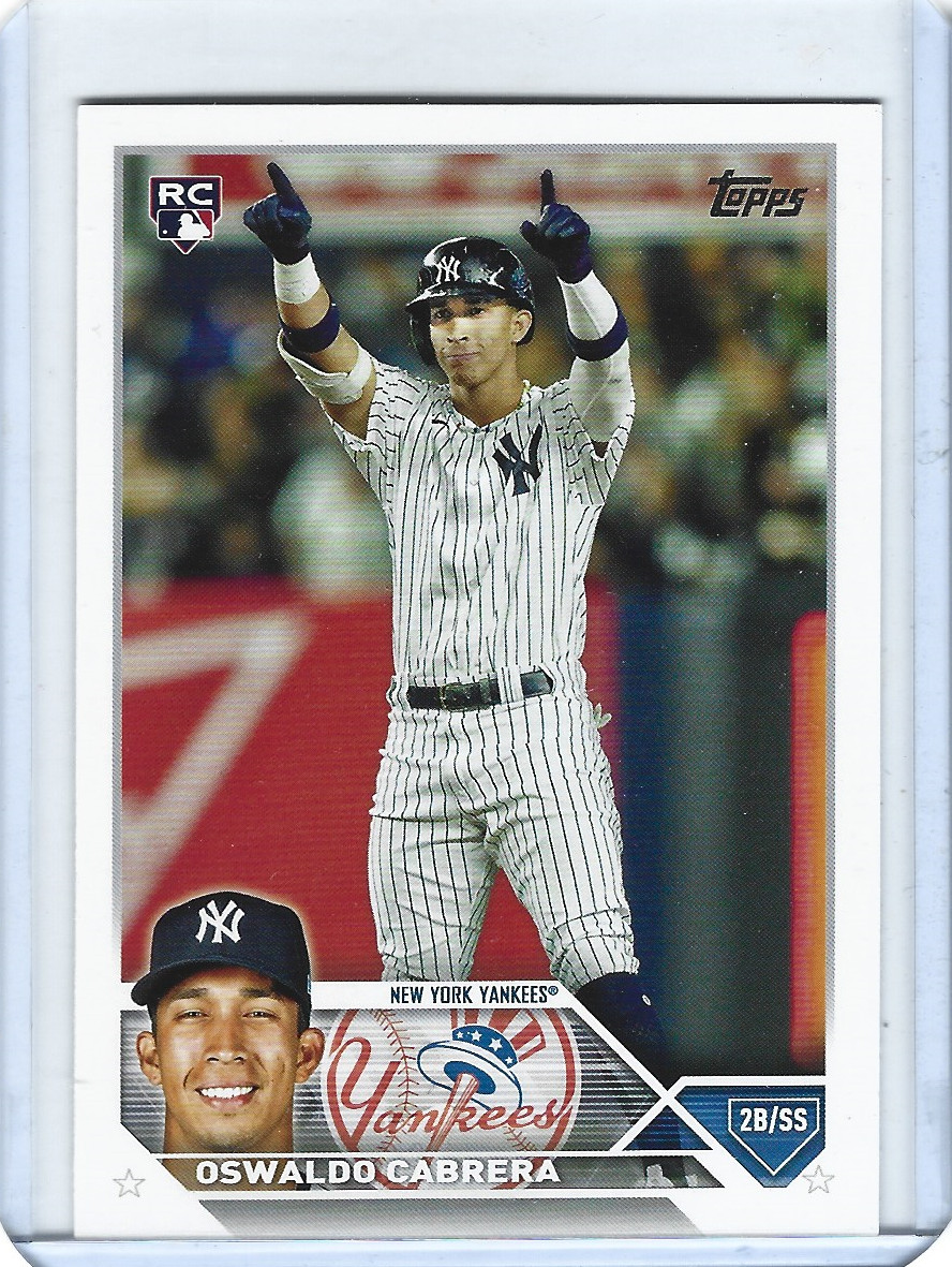 2023 Topps Series 2 Oswaldo Cabrera Rookie Card #487