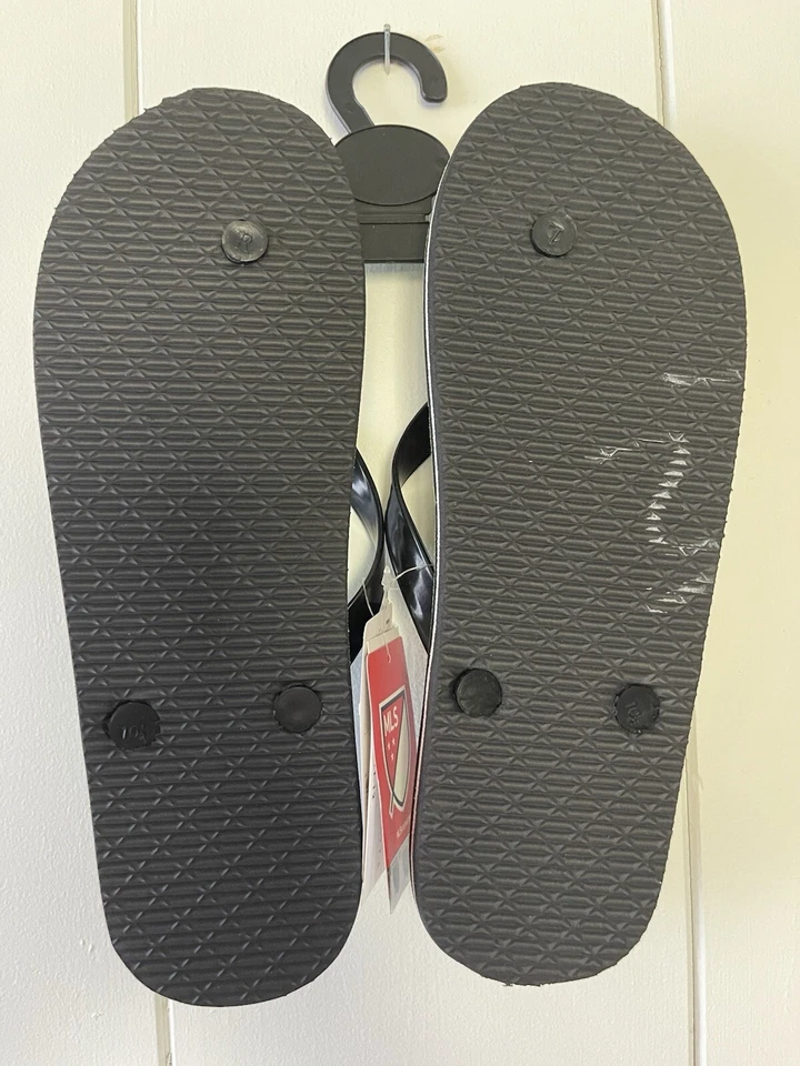 Sandalias chanclas Seattle Sounders FC logotipo grande para mujer adulto medianas Foto 2 de 3