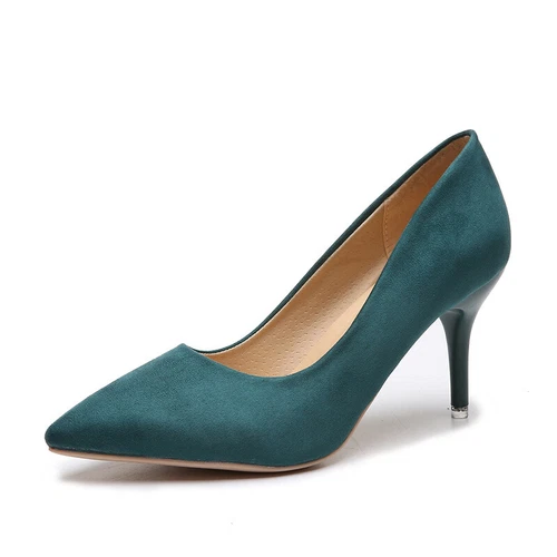 Elegant Womens Pointed Toe Pumps Slip on Office High Stiletto Heels Party Shoes - Picture 6 of 11