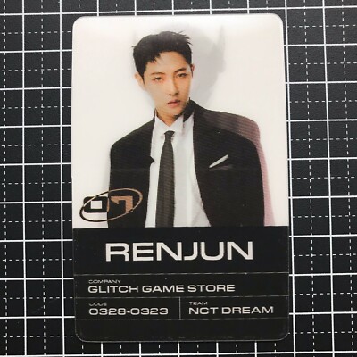 nct glitchmode deluxeboxトレカ　ロンジュン NCT Dream Glitch Mode official photo card Scratch Digipack ver