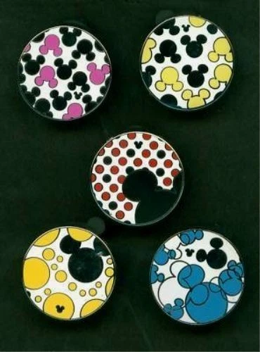 DISNEY PIN 2010 HM BRIGHTS WATCHES COMPLETE SET OF 5
