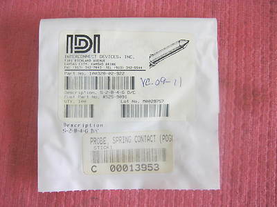 Interconnect Devices Inc. Prt # 100328-02-922, Beschreibung S-2-B-4-G Pogo Stick