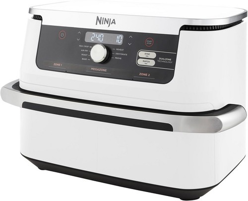 NINJA Heißluftfritteuse AF500EUWH Foodi FlexDrawer weiß - Bild 12 von 13