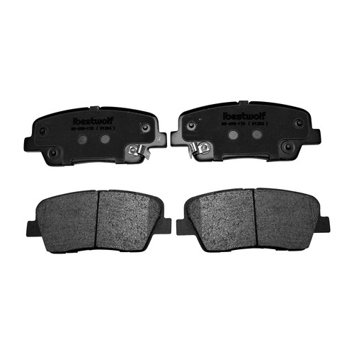 New For Entourage Equus Genesis Coupe Santa Fe Sedona Rear Ceramic Brake Pads - Picture 3 of 3
