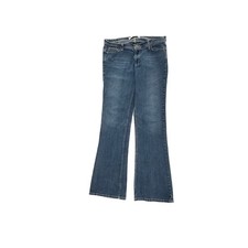 Express Cetine Flare Women's size 10 Long Dark Wash Blue Denim Jeans