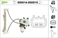 Valeo 850015 Fensterheber Hinten Rechts FüR Alfa Romeo