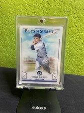 2024 Panini Boys of Summer Blue 40/99 Yogi Berra #8 HOF - E1