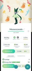 Pokemon Shiny Meowscarada (kobieta) - Celebracja 2026 tło