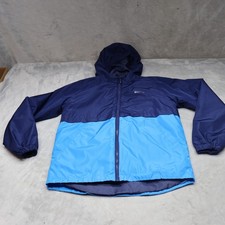 Eddie Bauer Jacket Boys Large 14/16 Blue Full Zip Removable Fleece Liner 3in1