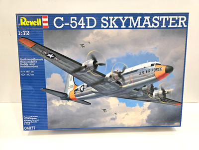 1/72 REVELL C-54D SKYMASTER #04877 NEW AIRPLANE MODEL KIT