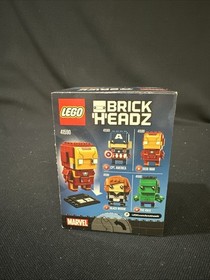 Lego Brickheadz #41590 Iron Man, #40367 Lady Liberty & #40348 Birthday Clown