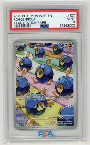 Pokémon TCG - Roggenrola 127/086 - White Flare - PSA 9