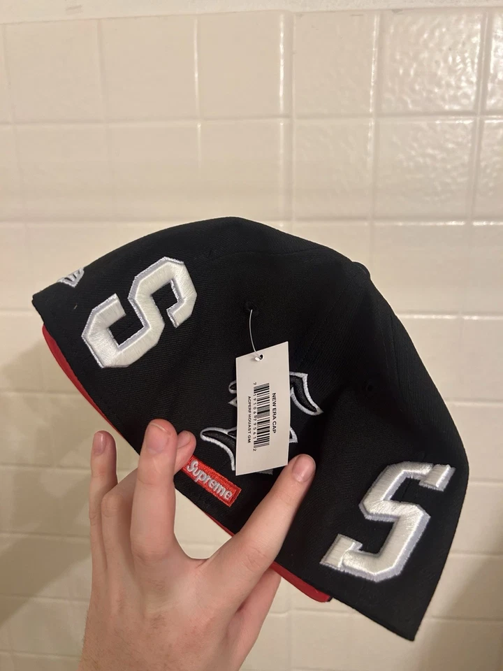 Gorra de béisbol New Era Supreme para hombre talla 7 1/4 59Fifty ajustada Foto 2 de 3